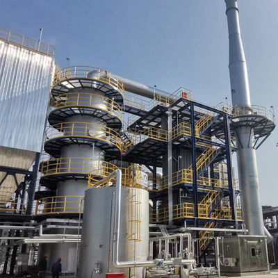 إعادة تدوير غازات النفايات غلاية بخار حرارة النفايات 53.75 T/H 60157Nm3/H تخصيص عالية الكفاءة