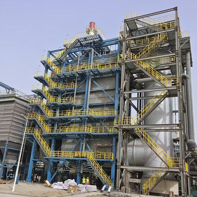 غلاية بخار عالية الحرارة النفايات توفير الطاقة تحويل غاز العادم 67662Nm3 / H تدفق غاز الدخان المدخل